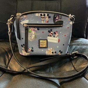 Dooney & Bourke Hipster Mickey & Minnie Crossbody